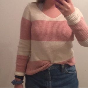 CUTE AND COZY STRIPED SWEATER